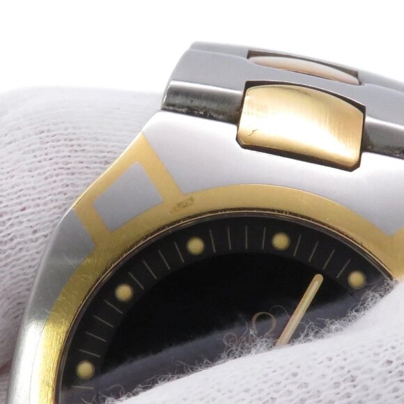 OMEGA Seamaster Polaris Digiana 32mm Steel 18K Yellow Gold Black Dial DB386.... - Picture 4 of 9